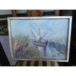 Средна картина масло на платно Испания - 3738